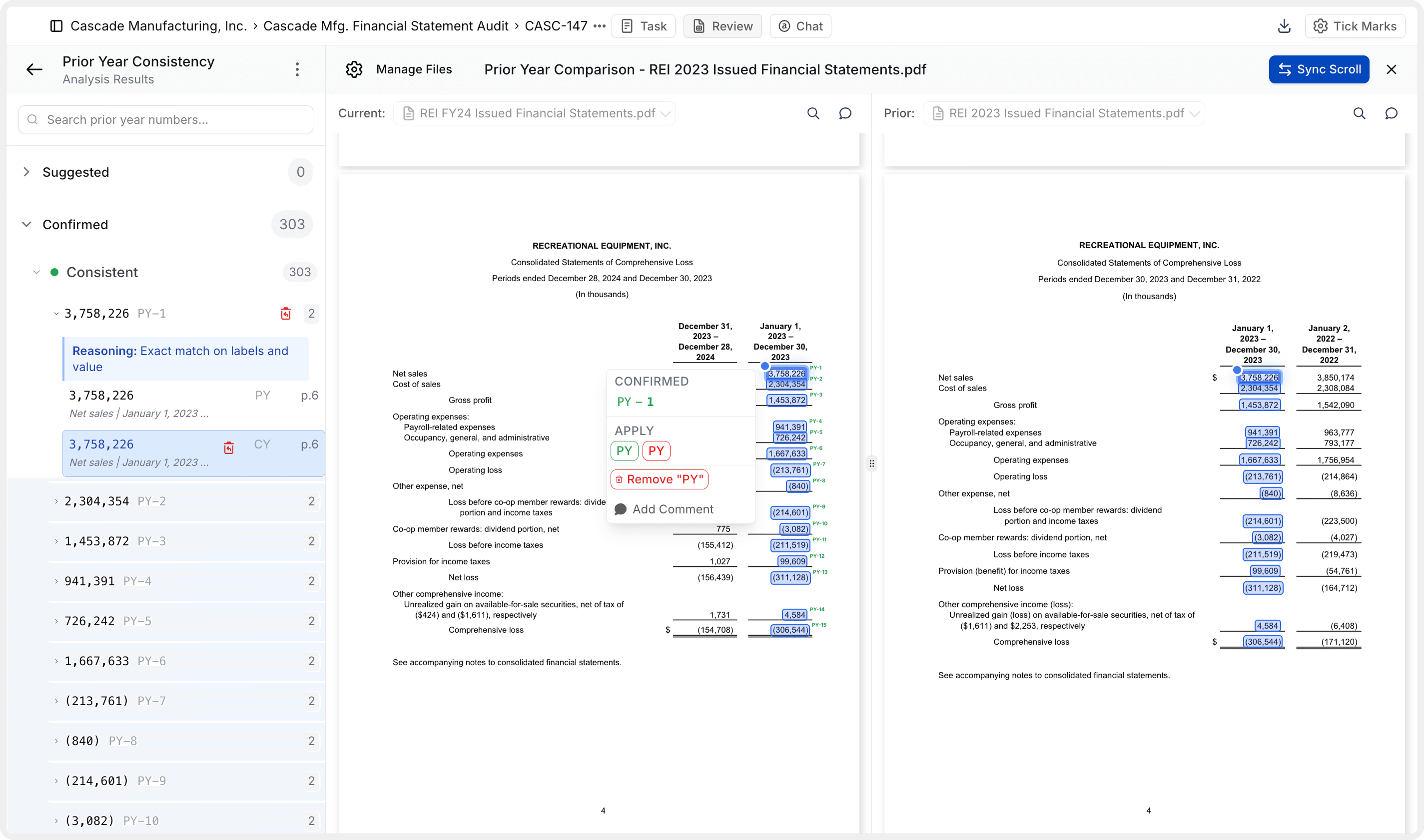 Financial Statement Review