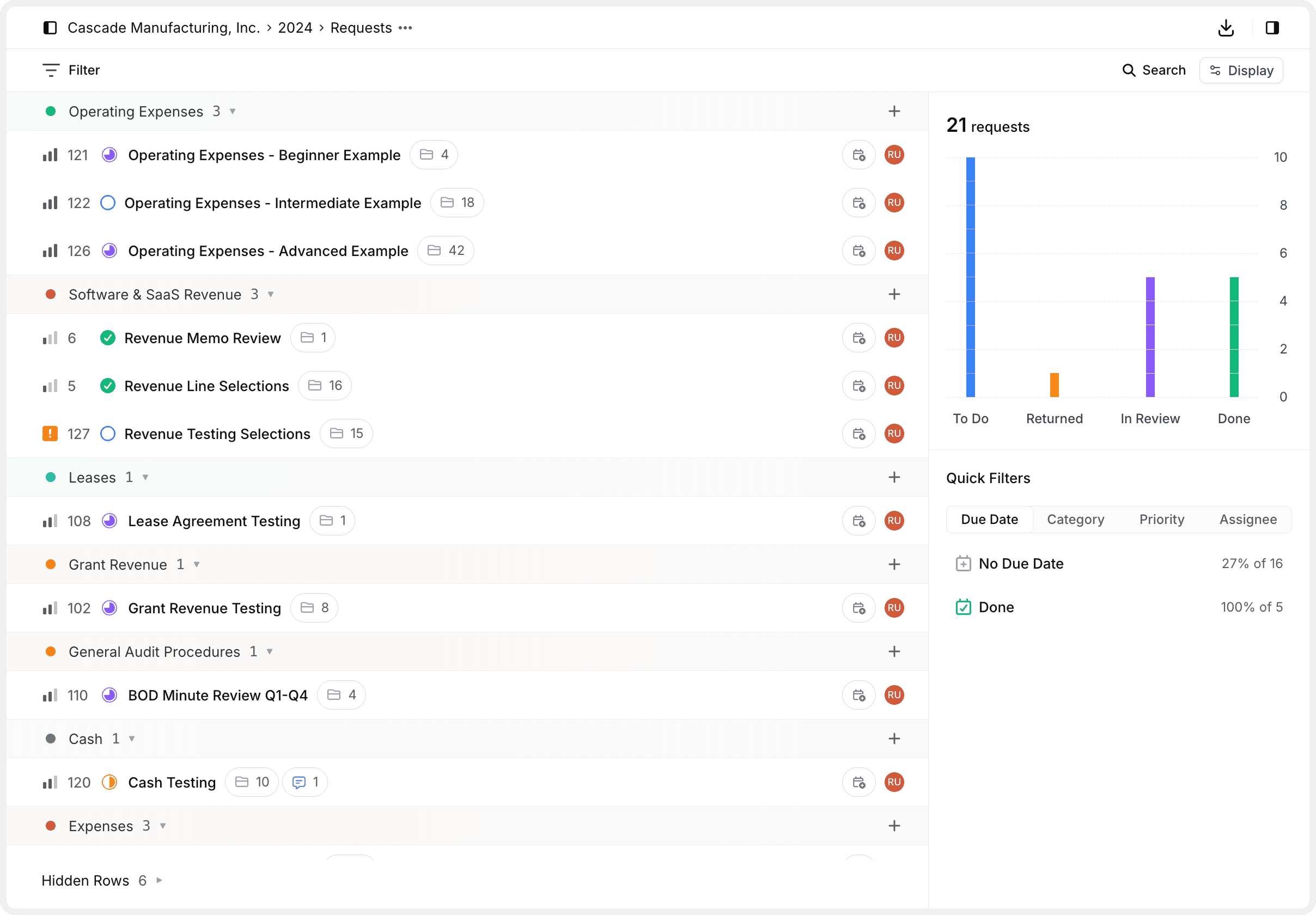 Creating a template workflow